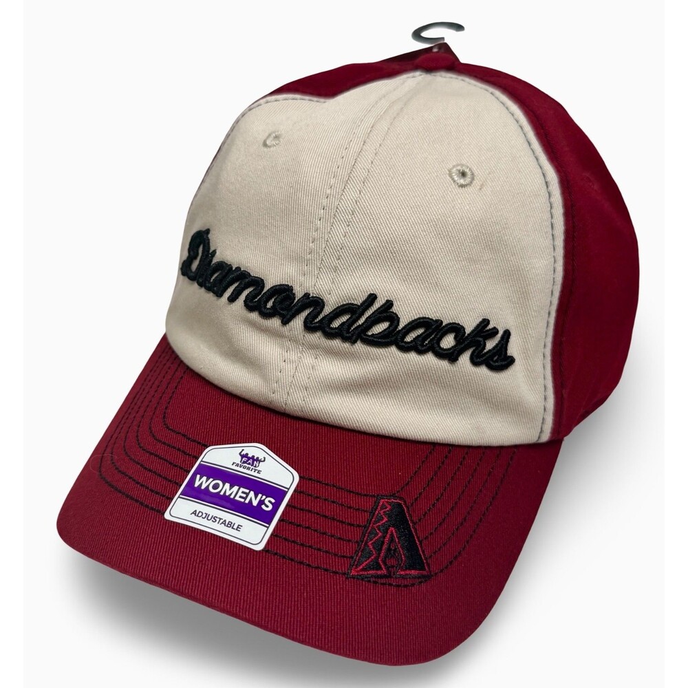 Arizona Diamondbacks Two-Tone Adjustable Cap - Cream & Burgundy